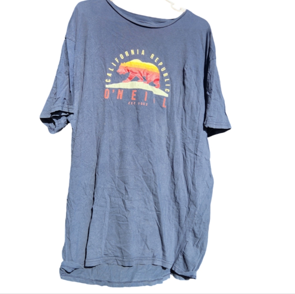 O'Neill Blue California Republic Short Sleeve Tee XXL